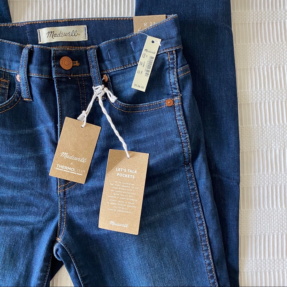 Madewell 10” High Rise Skinny Jeans Size 23 - Picture 5 of 7